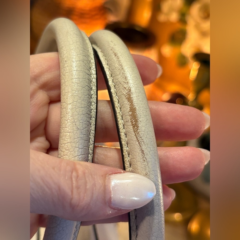 Michael Kors Women's Convertible Satchel, light cream - Picture 6 of 16